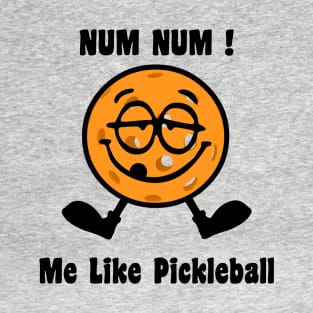 Me Like Pickleball Cartoon T-Shirt